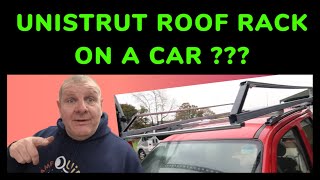 VAUXHALL AGILA  UNISTRUT Roof Rack Build Part 1 [upl. by Arissa]