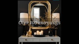 EntrywayInspiration Transform Your Entryway Modern Luxury from Earth Tones to Bold statements [upl. by Tracy]