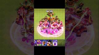 Yeti attack in clash of clans cocshorts clashofclans gaming [upl. by Annawat]