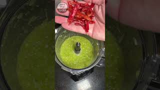 Salsa verde con tropiezos de chile de árbol shorts receta salsa tacos mexico [upl. by Dorrahs905]