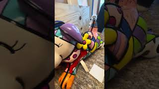 Unboxing my first Romero Britto Figurine Collection [upl. by Cohleen]