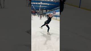 I landed a 1A  1L  2T for the first time today mitchellgaither667 iceskating ttpd [upl. by Bibi]