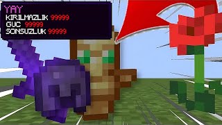 Minecraft AMA Çiçeklerden Çok Güçlü Eşyalar Düşüyor [upl. by Efram755]