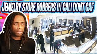 Being In The Mind Of A California Jewelry Store Robber IRL Flash Mob [upl. by Hceicjow608]