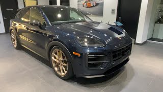 2023 Porsche Cayenne Turbo GT  MotorWalk Detailed Visual Review [upl. by Ammann]