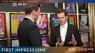 Jonathan Groff  2024 Tony Awards First Impressions [upl. by Adnawt]