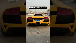 LAMBORGHINI THEN VS NOW cars shorts [upl. by Neemsay]