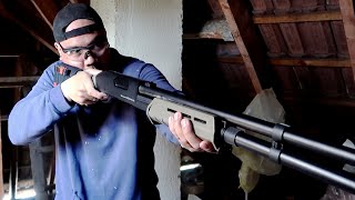 CM355 Airsoft Shotgun Review und Unboxing Deutsch [upl. by Ribak520]