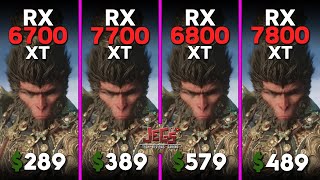 RX 6700 XT vs RX 7700 XT vs RX 6800 XT vs RX 7800 XT  Ryzen 5 7600  Tested in 15 games [upl. by Annyrb776]