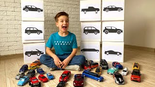 Mark solves logic problems with cars Educational video for kids [upl. by Ransome924]