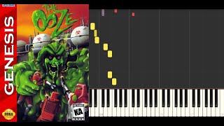 SynthesiaSheet MusicThe Ooze  Toxic DumpGenesisCovermidi [upl. by Llehsyt]