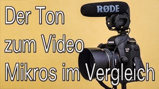 Audio Videomikrofone im Vergleich Rode VideoMic Pro Sony ECMCS3 und König CMP MIC8 Lavalier [upl. by Emmet563]