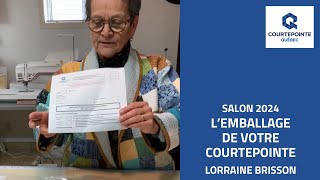 Lorraine Brisson  Lemballage de votre courtepointe [upl. by Klement]