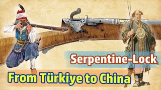 The Musket Used from Ottoman to Chinese Qing Empire  The Asian Serpentine Matchlock Musket [upl. by Brigg734]