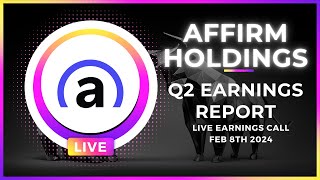 🔴 WATCH LIVE Affirm Holdings AFRM Q2 2024 Quarterly Earnings Call  500 PM ET [upl. by Quincey]