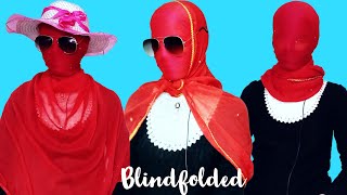 How to Blindfolded Face CoverFull tight face cover3 Types BlindfoldedEyes Vellihow style [upl. by Dragelin958]