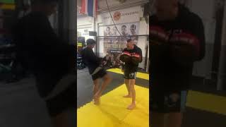 Pads training Team smits fighter kickboxing [upl. by Alan313]