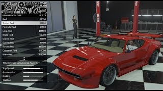 GTA 5  DLC Vehicle Customization Lampadati Viseris and Review [upl. by Alfonso]