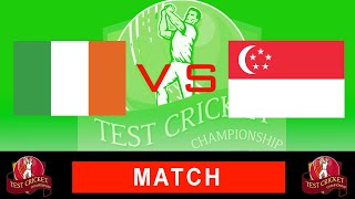 IRELAND VS SINGAPORE  LIVE MATCH  TEST CRICKET CHAMPIONSHIP 3 [upl. by Downs81]