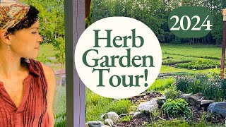 Herb Garden Tour 25 Herbs to Add to Your Garden [upl. by Ahsead]