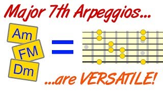 Major 7th Arpeggios Are More Versatile Than You Think [upl. by Pillsbury]