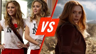 Elizabeth Olsen vs The Olsen Twins  Versus  Rotten Tomatoes [upl. by Archaimbaud]