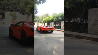 Indias 2nd Lamborghini Revuelto in Aranció Apodis shade 🍊 lamborghini revuelto v12 trending [upl. by Else]