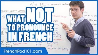 Improve Your French Pronunciation  What NOT to pronounce [upl. by Ayihsa]