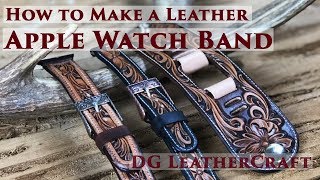 How to Make a Leather Apple Watch Band [upl. by Beal]