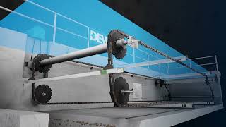 DEWA Scraper Shaft Assembly – For heavy sludge loads wastewater wastewatertreatment [upl. by Mazur]