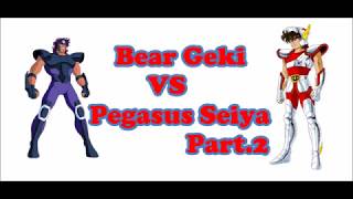 Cavalieri dello zodiaco  Saint Seiya 1vs1  Pegasus Seiya VS Bear Geki  PART 2 ITA [upl. by Lowndes245]