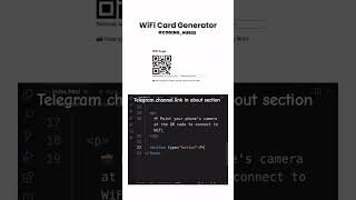 Wifi card generator shortvideo ytshorts shorts viral [upl. by Vtehsta]