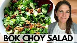 Bok Choy Salad With SesameAlmond Crunch [upl. by Muslim682]