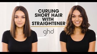 How to curl hair with straighteners  ghd techniques [upl. by Shriver]