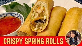 Crispy Spring Rolls Cooked 3 Ways  Neenas Thai Kitchen [upl. by Wanfried]