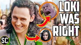 Why LOKI Was Always Right And Would Have Stopped Thanos Too  MARVEL Theory Breakdown [upl. by Pik]