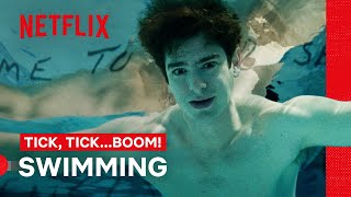 Andrew Garfield Performs Swimming  tick tickBOOM  Netflix [upl. by Johanan875]