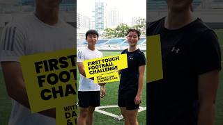 First touch football challenge with Danelle and Merrick Tan straitstimes bvb football [upl. by Senn214]