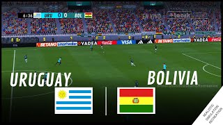 URUGUAY vs BOLIVIA  Eliminatorias Mundial 2026 • Simulación amp Recreación de Video Juego [upl. by Trey]