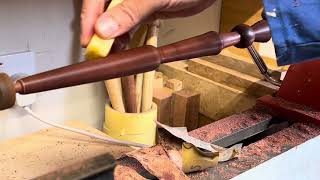 A display Spurtle made from Cocobolo rose wood [upl. by Cristal]