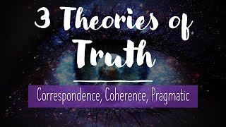 Epistemology Three Theories of Truth Correspondence Coherence Pragmatic [upl. by Landbert]