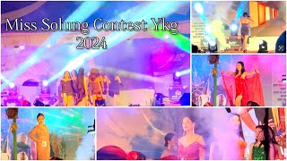 Glimpse of Miss Solung Contest 2024 at Yingkiong upper siang uppersiang fashionshow northeast [upl. by Shirline112]