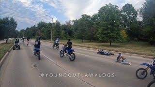 Baltimore Rideout Dirt Bike Capital Crazy Crash🚨 2024 [upl. by Netsud]