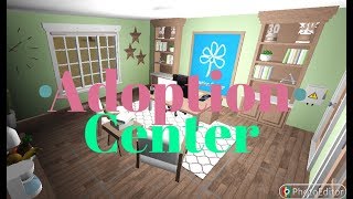 Bloxburg  Adoption CenterOrphanage  Speed Build [upl. by Alasdair]