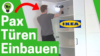 IKEA Pax Türen Einbauen amp Einstellen ✅ GENIALE ANLEITUNG Wie Tür am Pax Kleiderschrank Justieren [upl. by Rodmur]