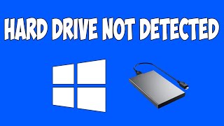 How To Fix External Hard Drive not showing up or detected in Windows 10 [upl. by Naamana]