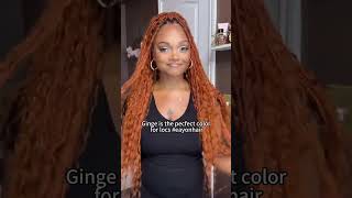 ▶PreLooped Ginger Color Boho Locs v✨✨ fallcolortrends boholocs gingerhair eayonhair [upl. by Sairahcaz575]