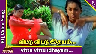 Vittu Vittu Idhayam Video Song  Super Kudumbam Tamil Movie Songs  Prabhu  Roja  Pyramid Music [upl. by Ahsikan]