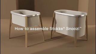 How to assemble Stokke® Snoozi™ [upl. by Ellynad994]