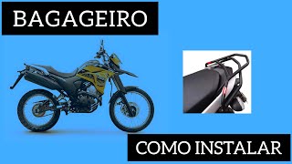 Como Instalar o BAGAGEIRO na Yamaha Lander [upl. by Kutzenco]